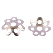 " Zlatka" Розетка для бус DC- 001/ 5 6 мм 5 шт №02 под никель