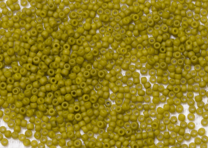 Бисер Япония круглый 11/0 10г 2600F лемонграсс, матовый Semi Glazed