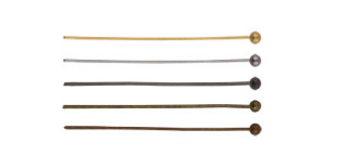  Штифт с шариком DC-106/10 35 мм 10 шт №05 под медь